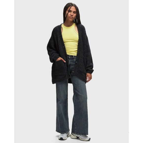 American Vintage Oversize Cardigan in dark grey, size M/L - Picture 6 of 8